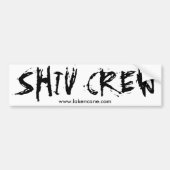 Shiv Crew-Autoaufkleber Autoaufkleber (Vorne)