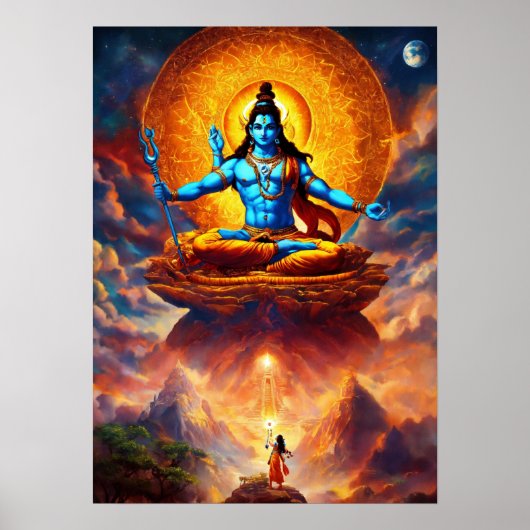 Shiv God Print, Value Poster Paper (Vorne)