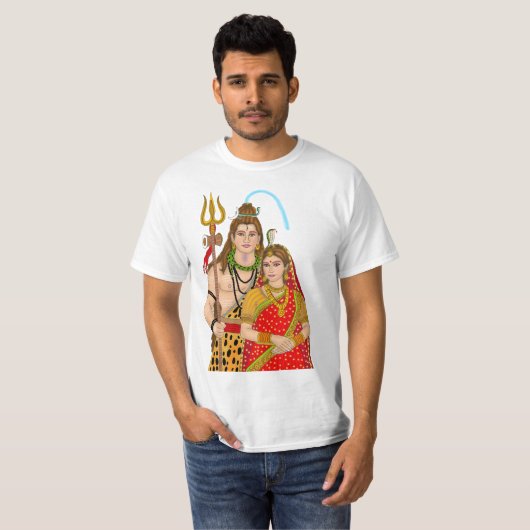 Shiv Parvati T - Shirt (Vorne ganz)