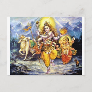 Shiv-Shankar Postkarte