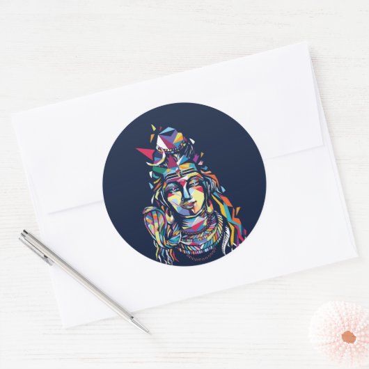 Shiva Aufkleber (Umschlag)