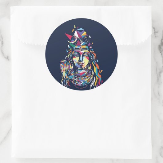 Shiva Aufkleber (Tasche)