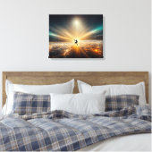 Shiva beleuchtet das Universum Leinwanddruck (Insitu (Schlafzimmer))