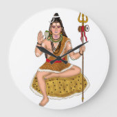 Shiva Clock Große Wanduhr (Vorderseite)