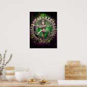 Shiva Dancing Circle Poster (Küche)