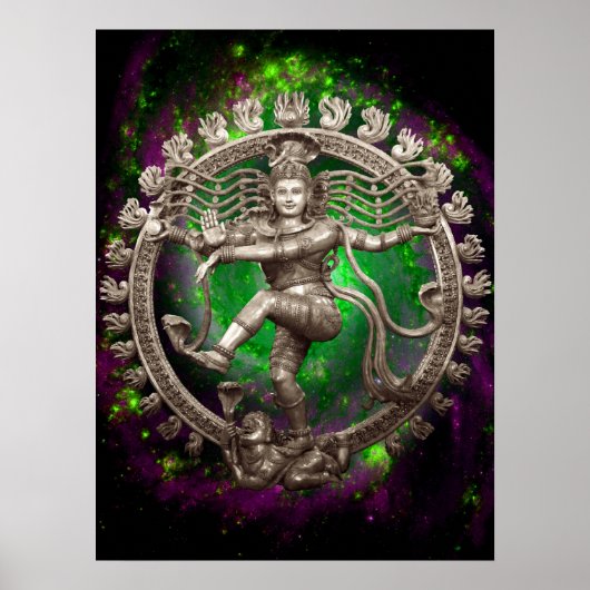 Shiva Dancing Circle Poster (Vorne)