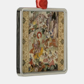 Shiva, das den Dämon Andhaka, c.1585-90 tötet Ornament Aus Metall (Rechts)