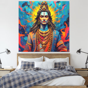 SHIVA DER ZERSTÖRER-2 LEINWANDDRUCK
