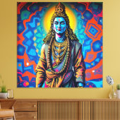 SHIVA DER ZERSTÖRER-3 LEINWANDDRUCK (Insitu (Wohnzimmer))