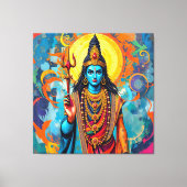SHIVA DER ZERSTÖRER LEINWANDDRUCK (Vorderseite)