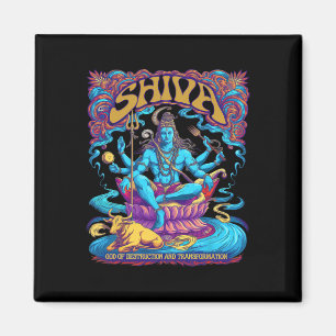 Shiva-Druck Hindu-Gott Herren Damen Spirituelle Ob Magnet