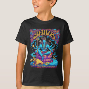 Shiva-Druck Hindu-Gott Herren Damen Spirituelle Ob T-Shirt