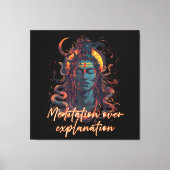 Shiva Energy, Divine Power, Manifestation Design Leinwanddruck (Vorderseite)