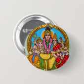 Shiva-Familien-Button-Set Button (Vorne & Hinten)