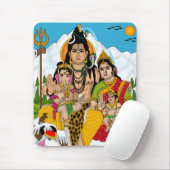 Shiva Family Mouse Pad Mousepad (Mit Mouse)