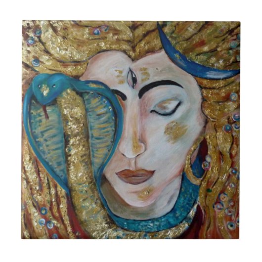 Shiva Fliese (Vorderseite)