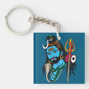 Shiva-Gesicht-Schlüsselanhänger Schlüsselanhänger