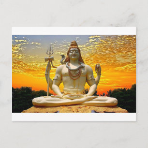 SHIVA HINDU GOD POSTKARTE