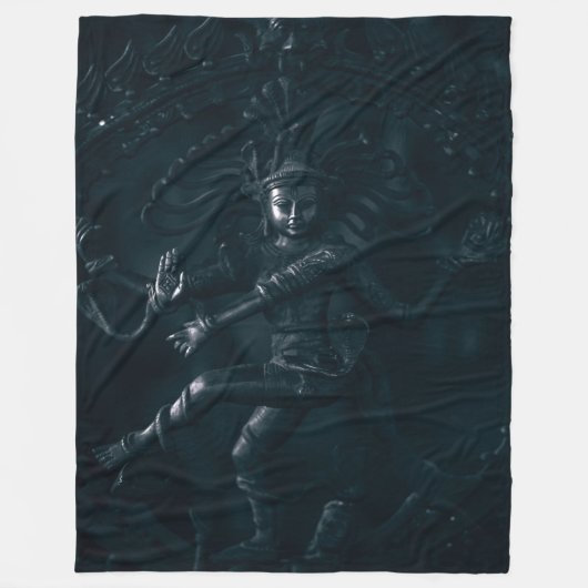 Shiva: Hinter Gott der Zerstörung Fleecedecke (Vorderseite)