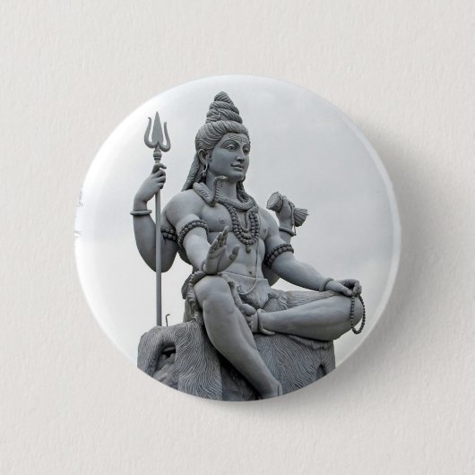 Shiva Knopf Button (Vorderseite)