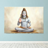 Shiva Leinwanddruck (Insitu (Holzboden))