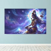 Shiva Leinwanddruck (Insitu (Holzboden))