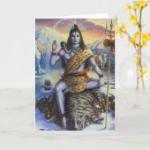 Shiva Mahadeva Karte (Gelbe Blume)