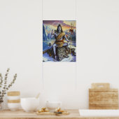 Shiva Mahadeva Poster Print (Küche)