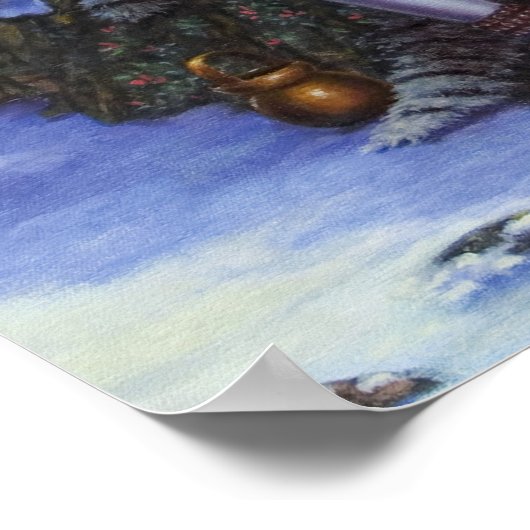 Shiva Mahadeva Poster Print (Ecke)