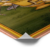 Shiva Making Bhang Poster (Ecke)