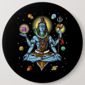 Shiva Meditation Button (Vorderseite)