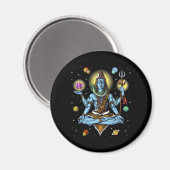 Shiva Meditation Magnet (Vorderseite/Rückseite)
