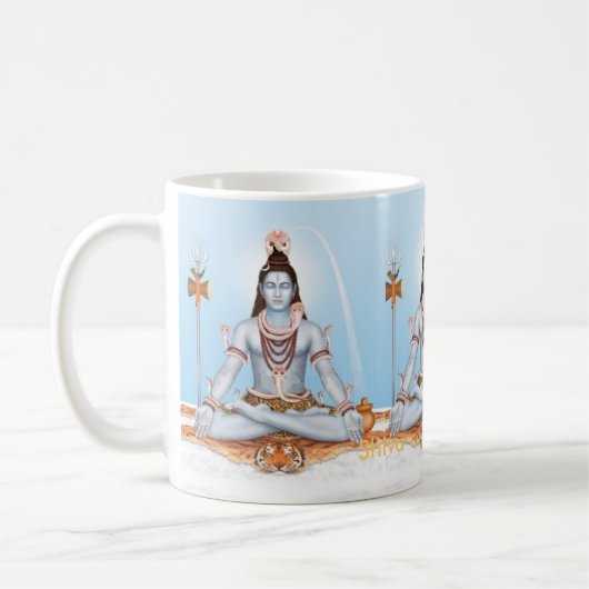 Shiva Meditations-Tasse Kaffeetasse (Links)