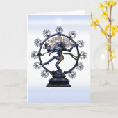 Shiva Nataraja, ein fabelhaftes Fraktal Karte (Gelbe Blume)