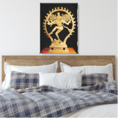 Shiva Nataraja Leinwanddruck (Insitu (Schlafzimmer))