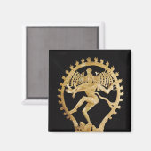 Shiva Nataraja Magnet (Vorderseite/Rückseite)