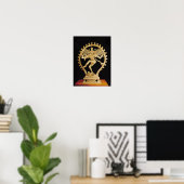 Shiva Nataraja Poster (Heimbüro)