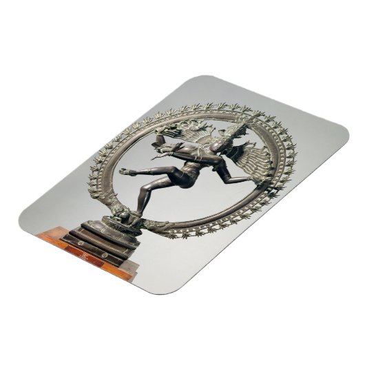 Shiva Nataraja, Tamil Nadu, Late Chola (Bronze) Magnet (Linke Seite)