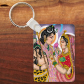 Shiva Parvati Keychain Schlüsselanhänger (Vorderseite)
