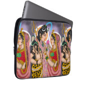Shiva Parvati Laptop-Hülle Laptopschutzhülle (Vorne Rechts)