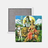 Shiva & Parvati Magnet (Vorderseite/Rückseite)