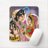 Shiva Parvati-Mauspad Mousepad (Mit Mouse)