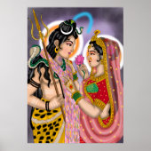 Shiva Parvati Poster (Vorne)