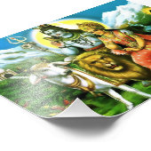 Shiva & Parvati Print (6" x 4") Fotodruck (Ecke)