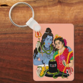 Shiva Parvati Schlüsselanhänger (Vorderseite)