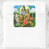 Shiva & Parvati Stickers (Tasche)