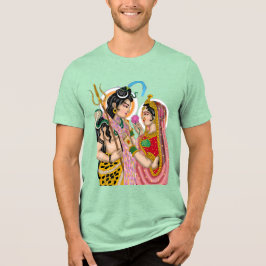 Shiva Parvati T-Shirt Tri-Blend Shirt