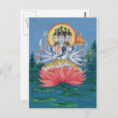 SHIVA POSTKARTE (Vorne/Hinten)