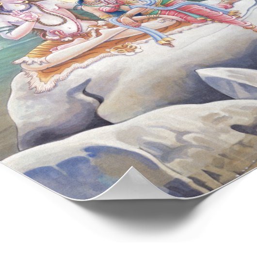 Shiva Shakti Poster (Ecke)