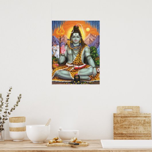 Shiva Shambo Poster (Küche)